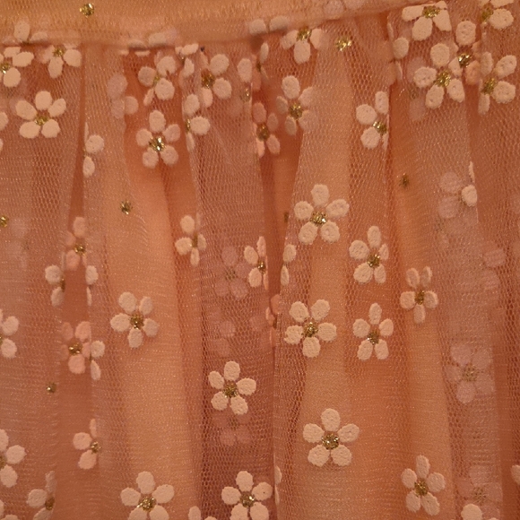 Mayoral Peach Floral Kids Dress - Picture 5 of 11